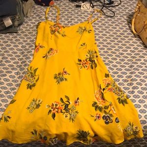 Womens Old Navy Yellow Sundress, SIZE XL